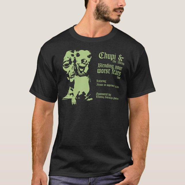 T-shirt Chupi et la chemise de visite d'aliens (Devant)