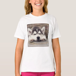 T-shirt Chuppy Husky Sleeping