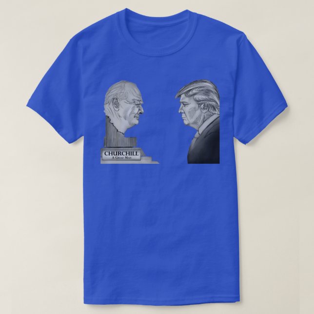 T-shirt Churchill et Trump (Design devant)