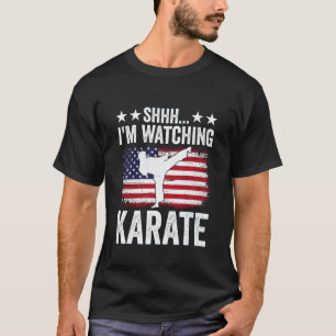 T-shirt Chut je regarde des arts martiaux drôles de karaté
