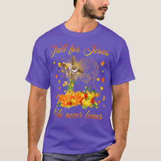 T-shirt Chute Awesme Pour Jésus Il N'A Jamais Feuille Auto