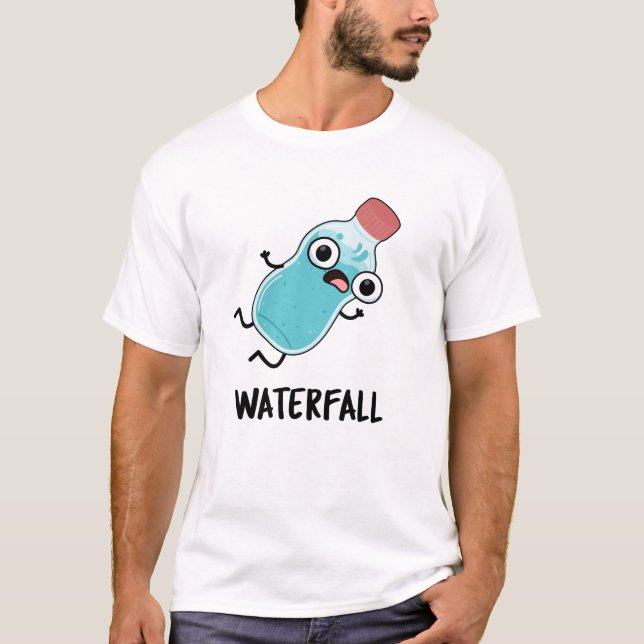 T-shirt Chute d'eau amusante (Devant)
