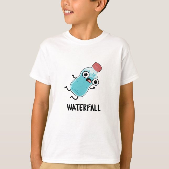 T-shirt Chute d'eau amusante (Devant)