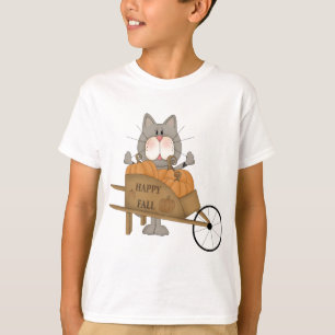 T-shirt Chute heureuse de chat