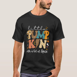 T-shirt Chute Petit Citrouille Avec Beaucoup D'Épices Hall