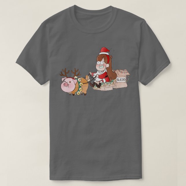 T-shirt Chutes Gravity Mabel de Noël (Design devant)