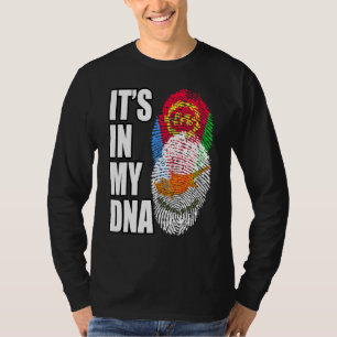 T-shirt Chypre Et L'Érythrée Mélangent Le Patrimoine Du Dr