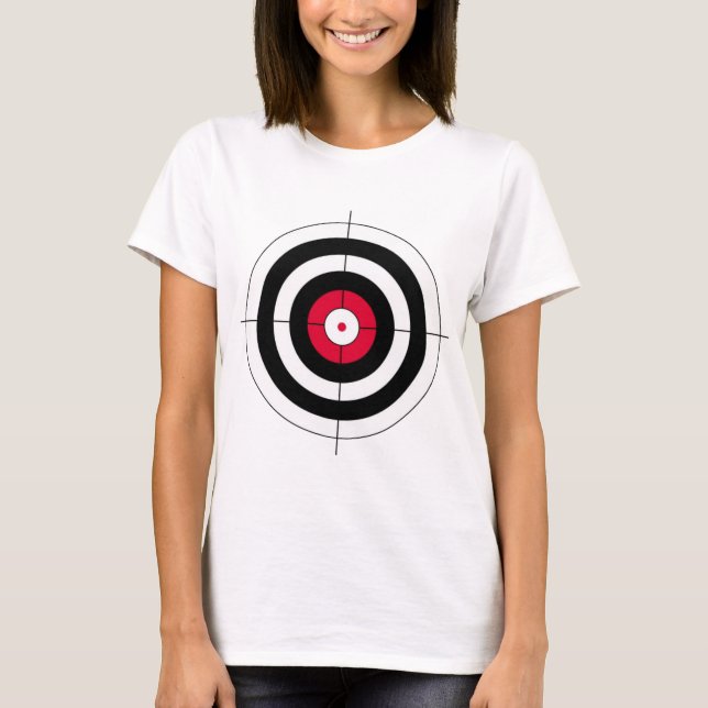 T-shirt Cible de boudine de réticules (Devant)