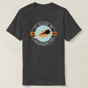 T-shirt Cicada Brood 17 ans en quarantaine