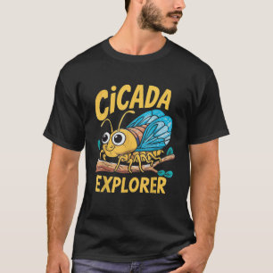T-shirt Cicada Explorer mignon été Bug Aventure Enfants Am