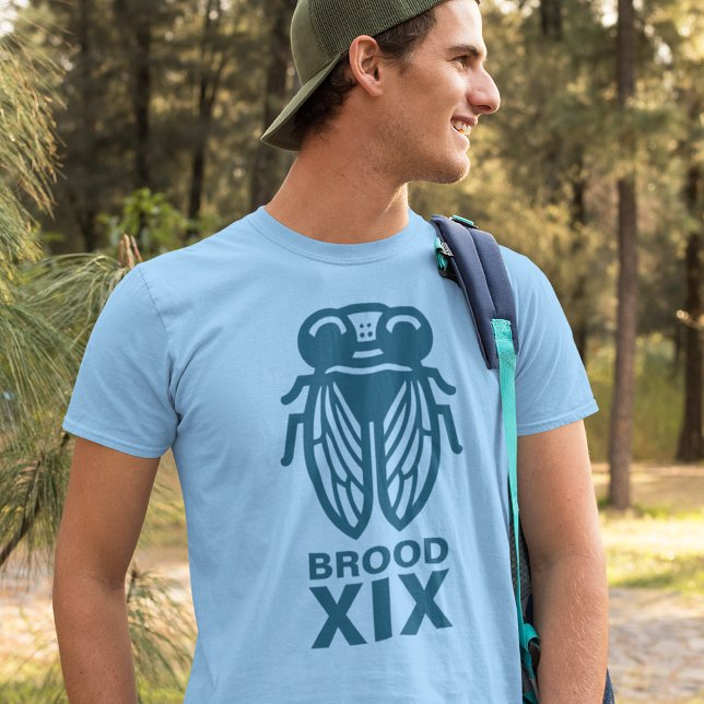 T-shirt Cicada Magicicada Couleur et gamme personnalisées (Créateur téléchargé)