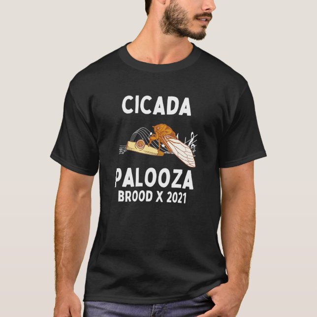 T-shirt Cicada Palooza (Devant)