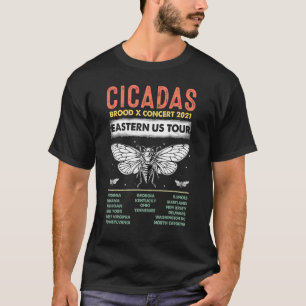 T-shirt Cicada Summer Brood X Magicicada 2021 Usa