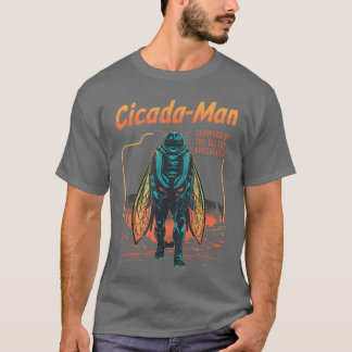 T-shirt CicadaMan Survivor Ofhe Cicada Apocalypse Insect C