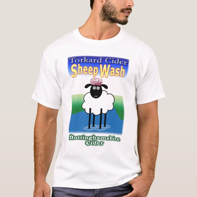 T-shirt Cidre de lavage de moutons (Devant)