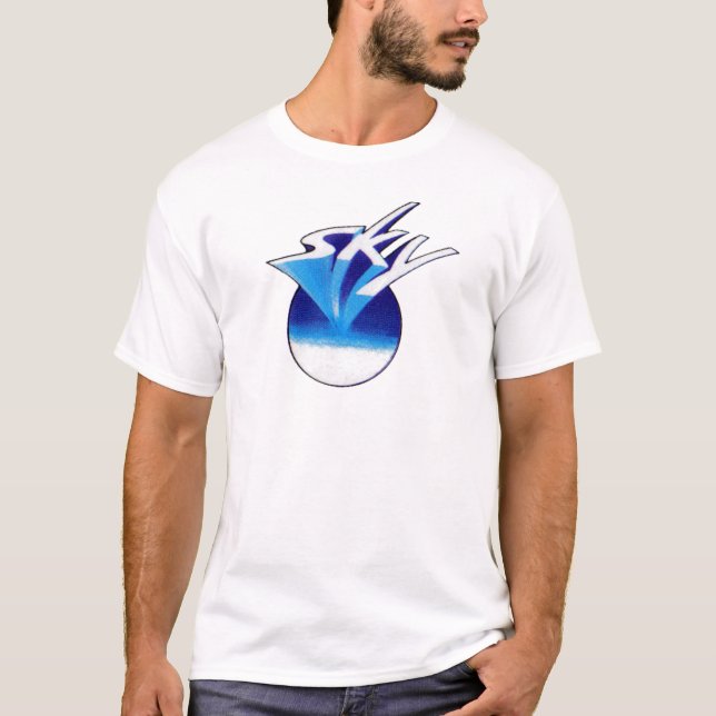 T-shirt Ciel (blanc et foncé) (Devant)