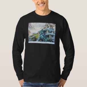 T-shirt Ciel d'hiver métallisé