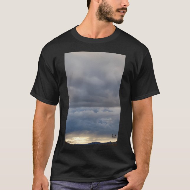 T-shirt Ciel Orageux Long (Devant)