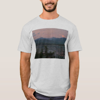 T-shirt Ciel rose au lac priest