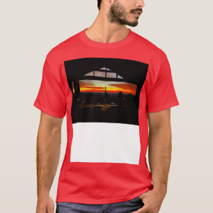 T-shirt Ciel rouge coloré à Jolie Place