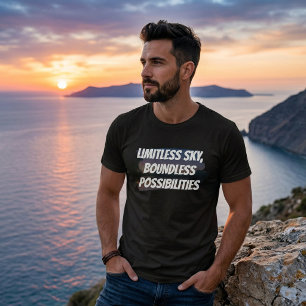 T-shirt Ciel sans limites – Possibilités illimitées Motiva