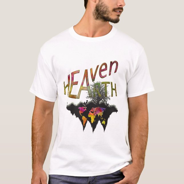 T-shirt Ciel sur Terre en plaisantant (Devant)