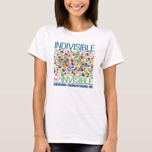 T-shirt CIG - Non invisible indivisible (Devant)