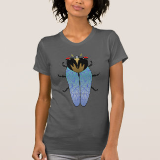 T-shirt Cigale noire mignonne