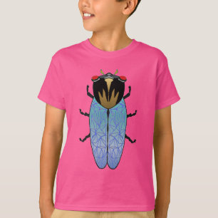 T-shirt Cigale noire mignonne