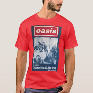 T-shirt Cigarettes et alcool Fille minimaliste