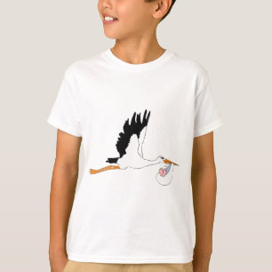T-shirt Cigogne livrant le bébé