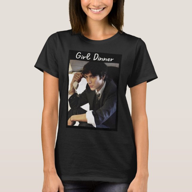 T-shirt Cillian Murphy : Juste une fille, dîner fille (Devant)