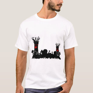 T-shirt Cimetière d'Halloween