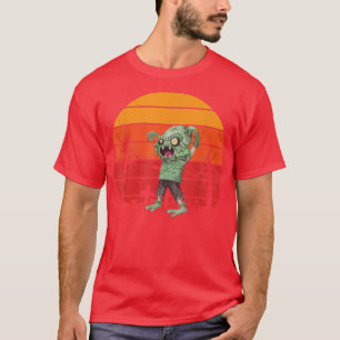T-shirt Cimetière effrayant Halloween Monster