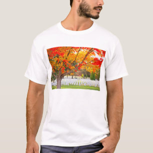 T-shirt Cimetière national d'Arlington à l'automne