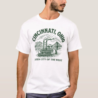 T-shirt Cincinnati City Ohio Queen City of the West
