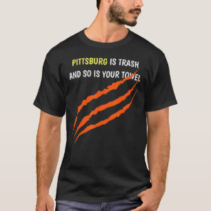 T-shirt Cincinnati Football Pittsburgh Est Un Trash