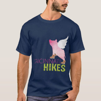 T-shirt Cincinnati Hikes Pig anditle family