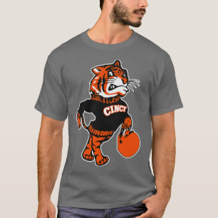 T-shirt Cincinnati réinvente la Mascotte de combat Vintage