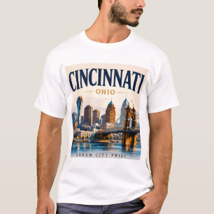 T-shirt Cincinnati Ville Fluviale