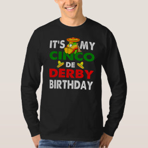 T-shirt Cinco De Derby Mayo Anniversaire Cute Mayo Costume