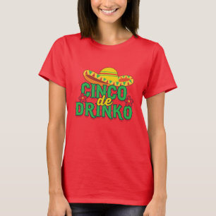 T-shirt Cinco de Drinko Fiesta Sombrero