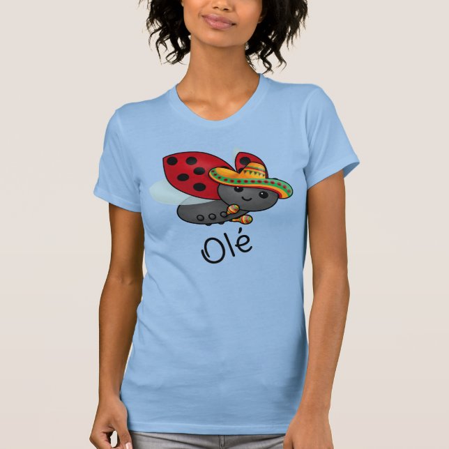 T-shirt Cinco de May Ladybug (Devant)