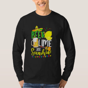 T-shirt Cinco De Mayo Bunny Apporte La Bière Lime Guitare 