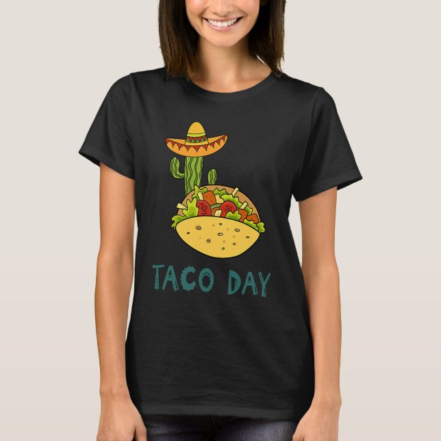 T-shirt Cinco De Mayo Burritos  Mexico Tacos and Avocado   (Devant)