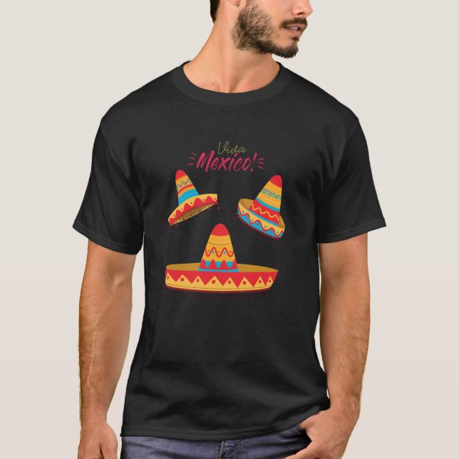 T-shirt Cinco De Mayo Burritos Mexico Tacos and Avocado  2 (Devant)