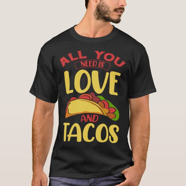 T-shirt Cinco De Mayo Burritos Mexico Tacos and Avocado 37 (Devant)