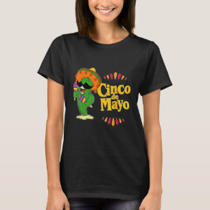 T-shirt Cinco de Mayo Cactus Design - Célébrer avec style