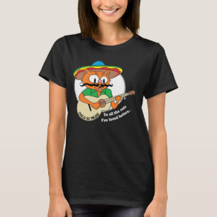 T-shirt Cinco De Mayo Caricature Chat Drôle