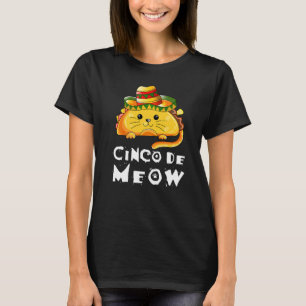 T-shirt Cinco De Mayo Cat Tacos
